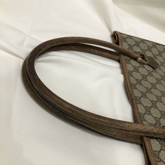 Gucci Beige and Brown vintage Tote Bag - Picture 8 of 15
